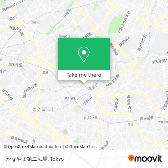 かなやま第二広場 map