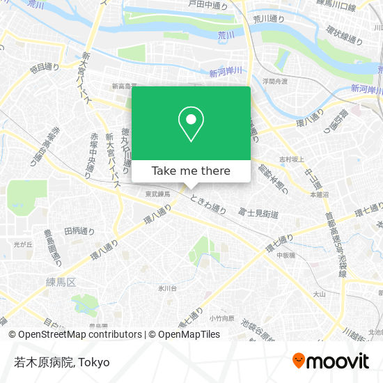 若木原病院 map