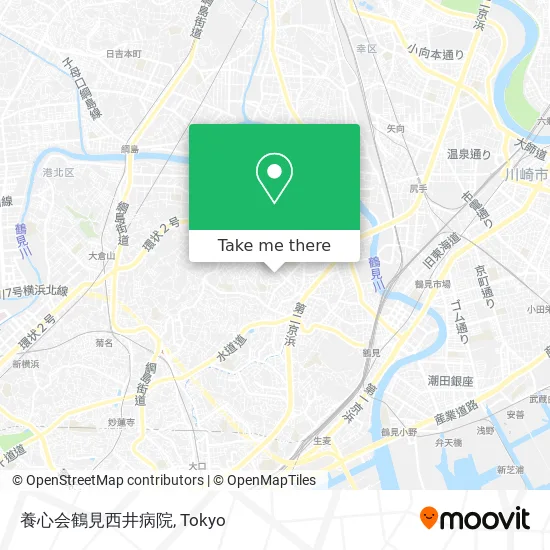 養心会鶴見西井病院 map