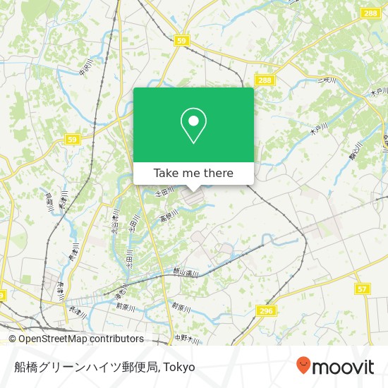 船橋グリーンハイツ郵便局 map