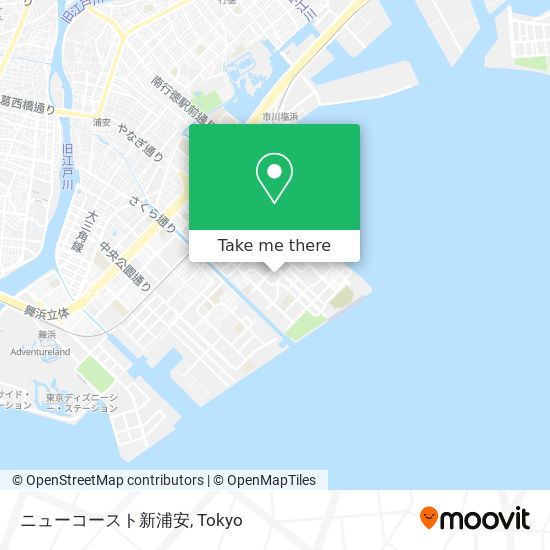 ニューコースト新浦安 map