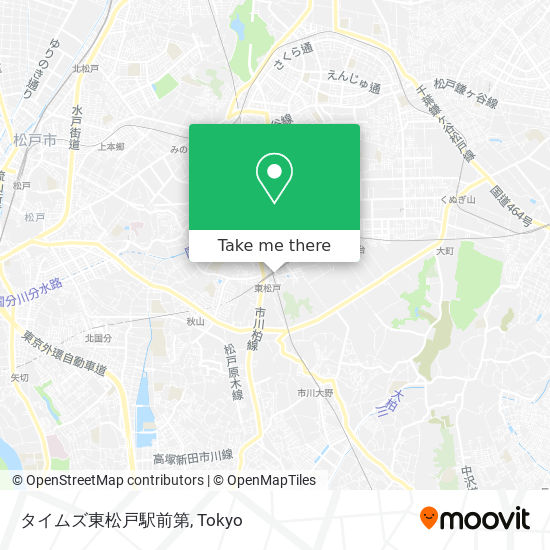 タイムズ東松戸駅前第 map