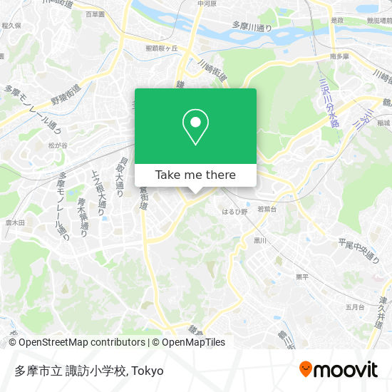 多摩市立 諏訪小学校 map