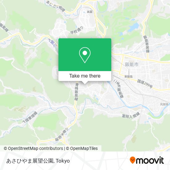 あさひやま展望公園 map
