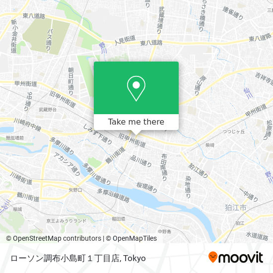 ローソン調布小島町１丁目店 map