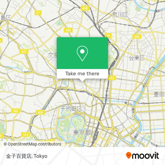 金子百貨店 map