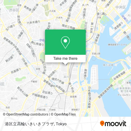 港区立高輪いきいきプラザ map