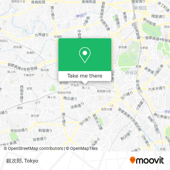 銀次郎 map