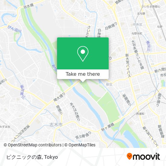 ピクニックの森 map