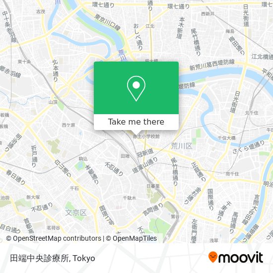 田端中央診療所 map