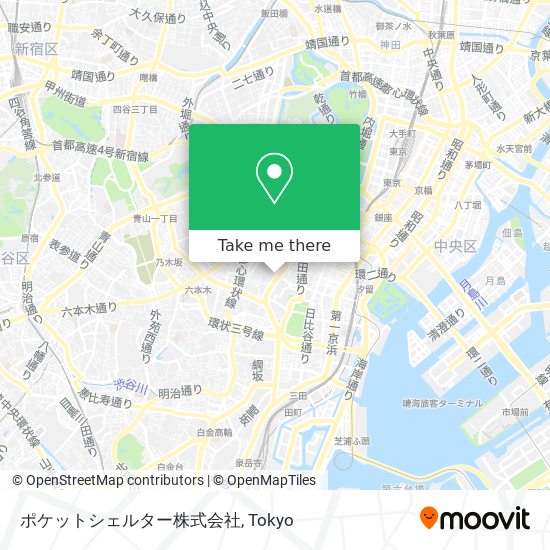 ポケットシェルター株式会社 map