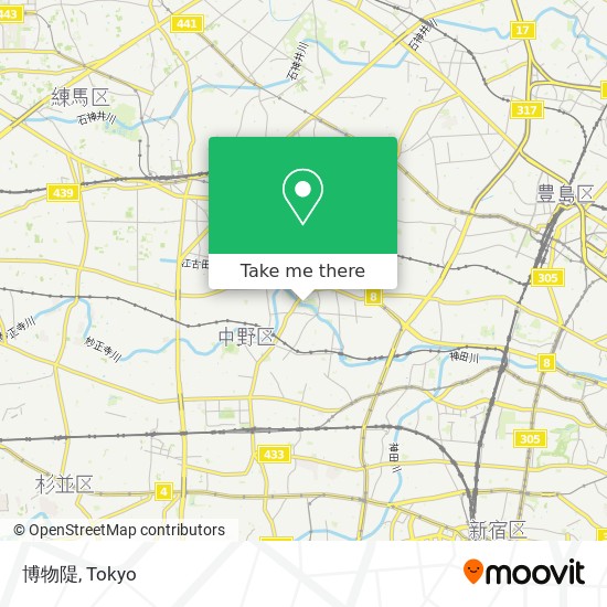 博物隄 map