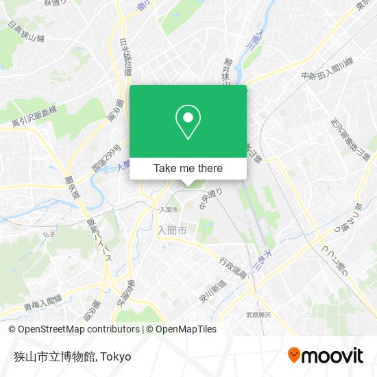 狭山市立博物館 map