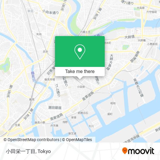 小田栄一丁目 map