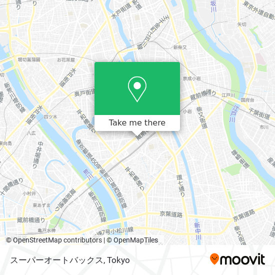 スーパーオートバックス map