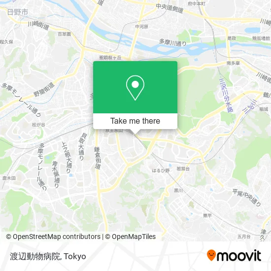 渡辺動物病院 map
