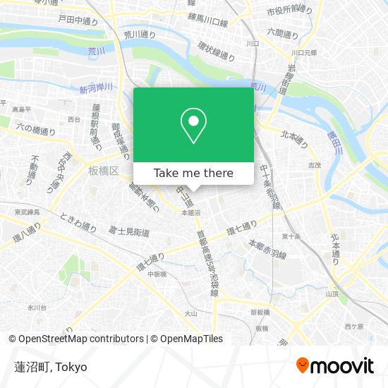 蓮沼町 map