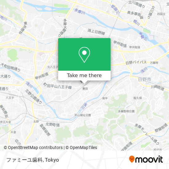 ファミーユ歯科 map