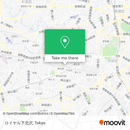 ロイヤル下北沢 map