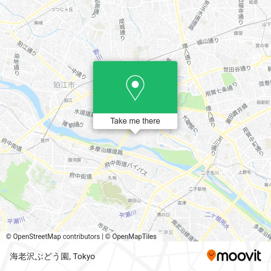 海老沢ぶどう園 map