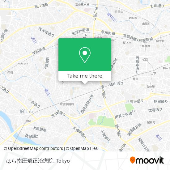 はら指圧矯正治療院 map