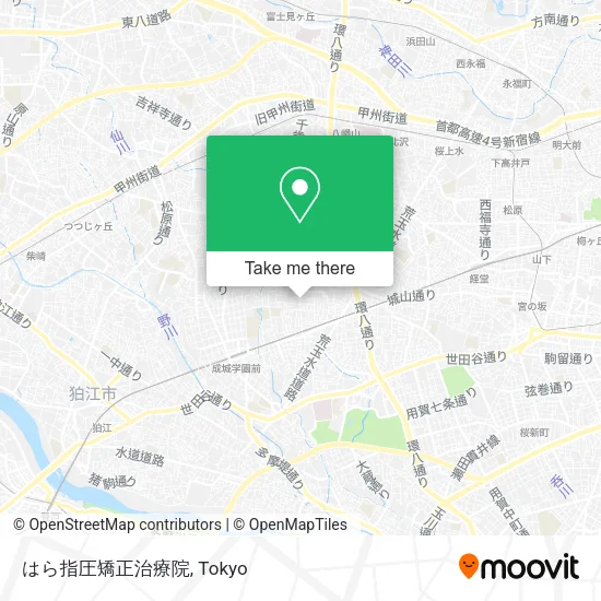 はら指圧矯正治療院 map