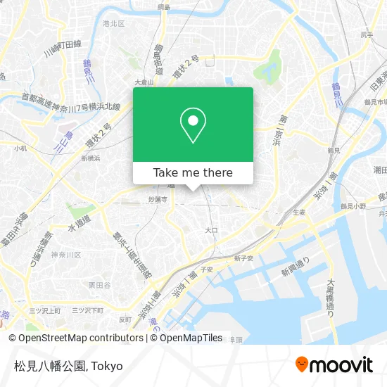 Matsumi Hachiman Park map