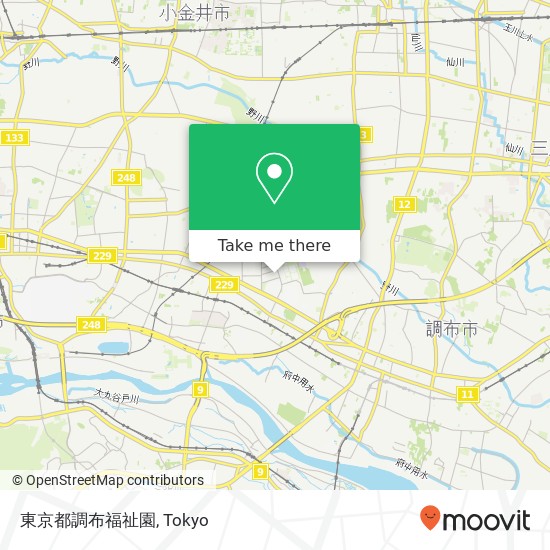 東京都調布福祉園 map