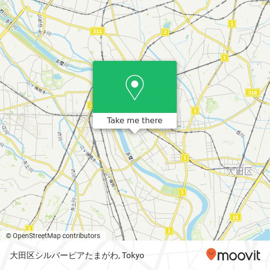 大田区シルバーピアたまがわ map