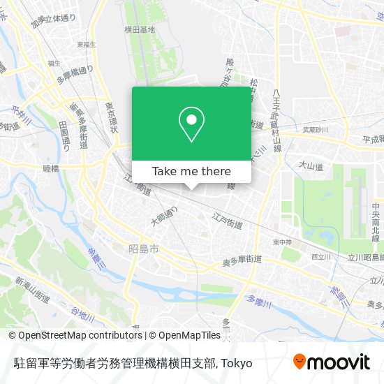 駐留軍等労働者労務管理機構横田支部 map