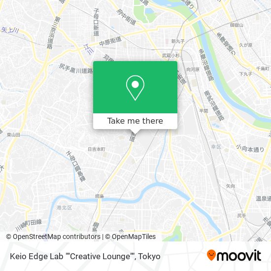 Keio Edge Lab ""Creative Lounge"" map