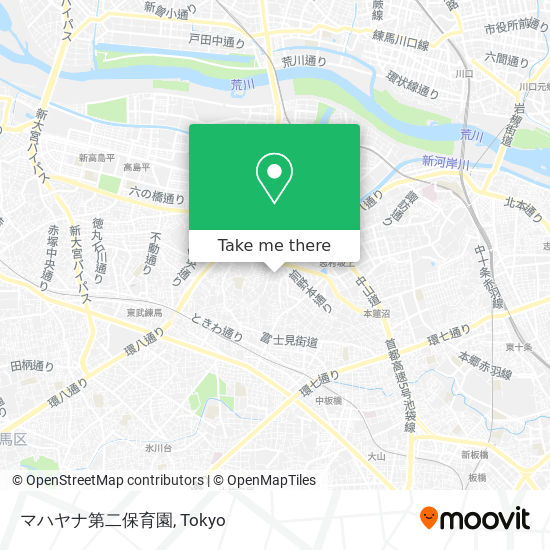 マハヤナ第二保育園 map