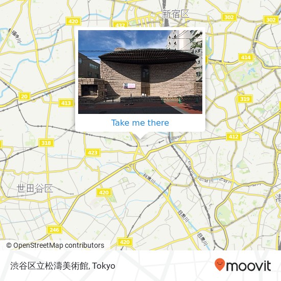 渋谷区立松濤美術館 map