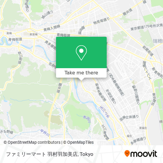 ファミリーマート 羽村羽加美店 map