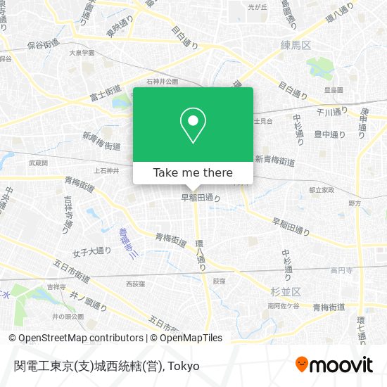関電工東京(支)城西統轄(営) map