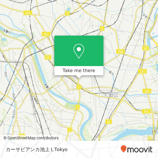 カーサビアンカ池上 I map