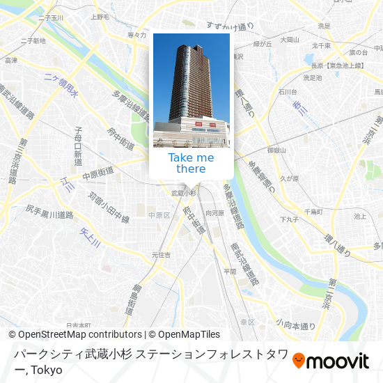 パークシティ武蔵小杉 ステーションフォレストタワー map