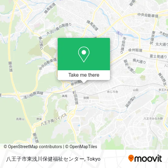 八王子市東浅川保健福祉センター map