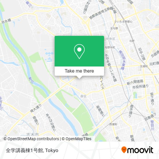 全学講義棟1号館 map