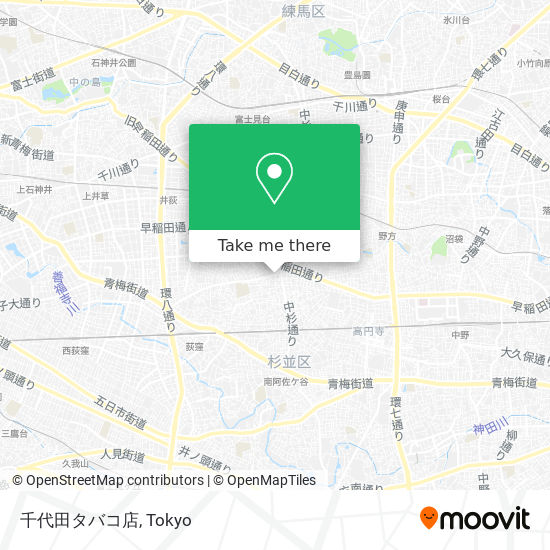 千代田タバコ店 map