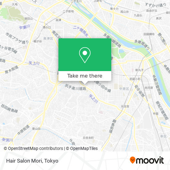 Hair Salon Mori map