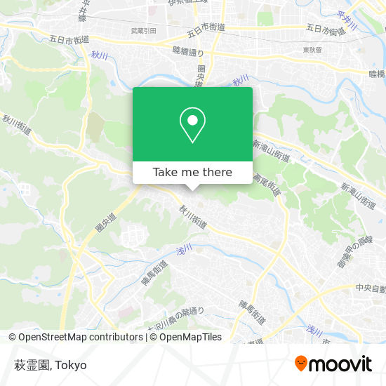 萩霊園 map