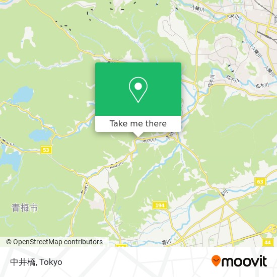 中井橋 map