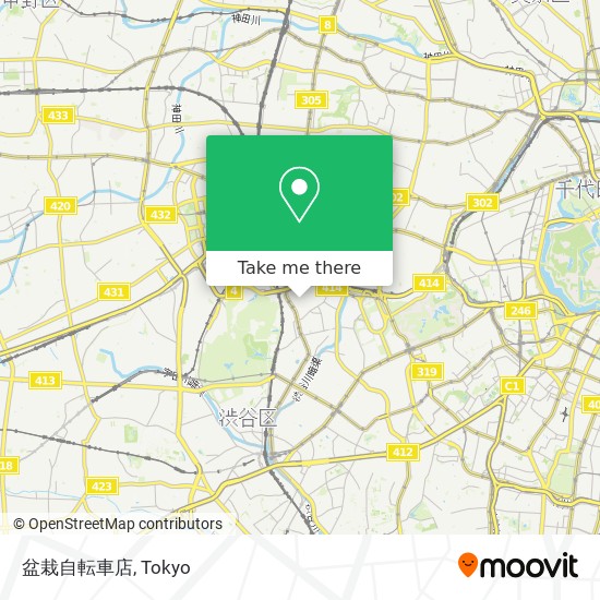 盆栽自転車店 map