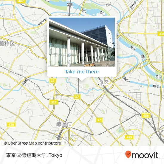 東京成徳短期大学 map