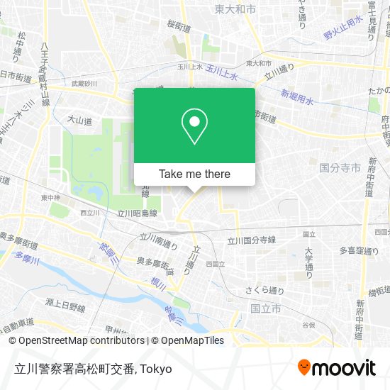 立川警察署高松町交番 map