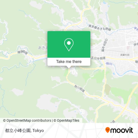 都立小峰公園 map