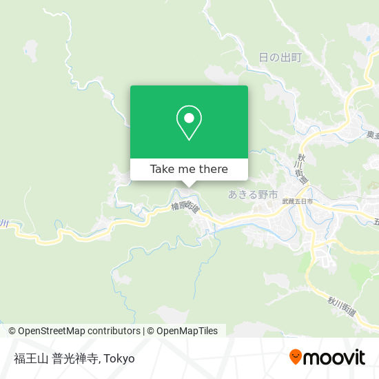 福王山 普光禅寺 map