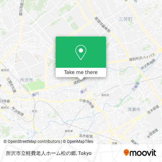 所沢市立軽費老人ホーム松の郷 map