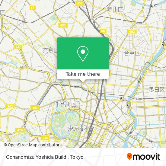Ochanomizu Yoshida Build. map